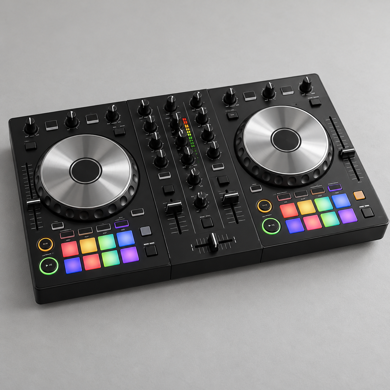 Two-channel DJ controller